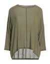 Manila Grace Woman Sweater Military Green Size Xs Viscose, Wool, Elastane