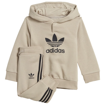 Adidas Originals Kids' Boys  Hoodie Set In Wonder Beige/black