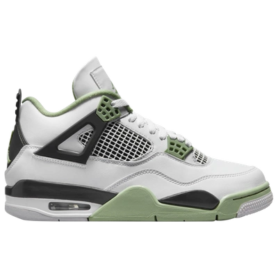 Jordan Air  4 Trainers In White/seafoam