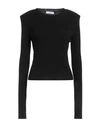 Maria Vittoria Paolillo Mvp Woman Sweater Black Size 8 Polyamide, Wool, Viscose, Cashmere