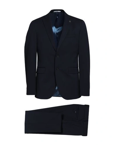 Michael Kors Mens Man Suit Midnight Blue Size 38 Polyester, Wool, Elastane