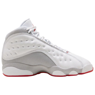 Jordan Kids' Boys  Retro 13 In White/red/grey