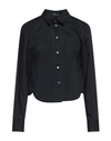 Ann Demeulemeester Woman Shirt Black Size 10 Cotton