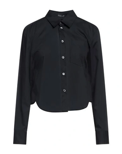 Ann Demeulemeester Woman Shirt Black Size 10 Cotton