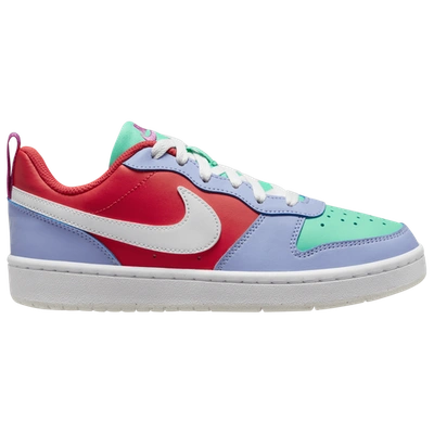 Nike Court Borough Low Recraft Big Kids' Shoes In Cobalt Bliss/white/track Red