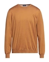 Drumohr Man Sweater Brown Size 44 Cotton
