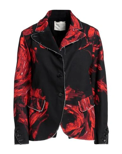 Marc Point Woman Suit Jacket Black Size 6 Cotton
