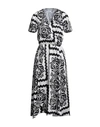 Biancoghiaccio Midi Dresses In Grey
