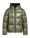 Duvetica Man Down Jacket Military Green Size 46 Polyamide