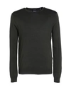 Only & Sons Man Sweater Dark Green Size S Livaeco By Birla Cellulose, Polyester