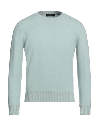 Gran Sasso Man Sweater Sage Green Size 36 Cashmere In Sage Green