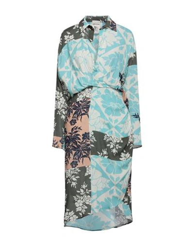 Semicouture Woman Short Dress Light Blue Size 6 Viscose
