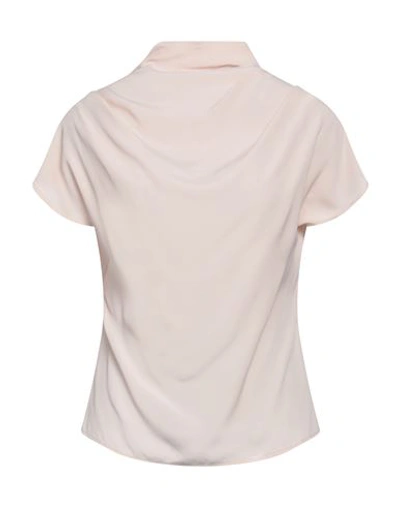 Anna Molinari Blumarine Woman Top Light Pink Size 6 Acetate, Silk