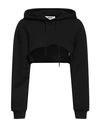 Msgm Woman Sweatshirt Black Size M Cotton