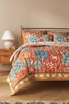 Anthropologie Averill Organic Cotton Quilt By  In Brown Size Kg Top/bed