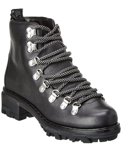 Rag & Bone Shiloh Hiker Leather Boot In Black
