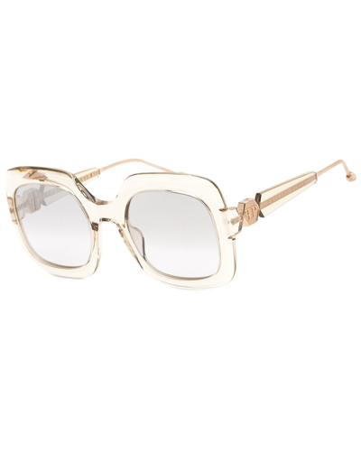 Philipp Plein Unisex Spp065s 55mm Sunglasses In Silver
