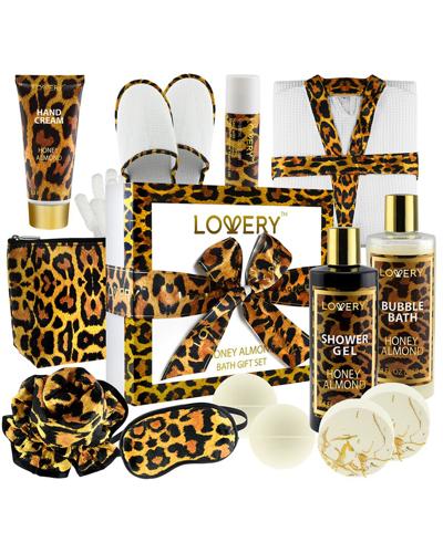 Lovery Leopard Design 17pc Bath And Body Care Set