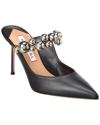 AQUAZZURA AQUAZZURA BUBBLES 75 LEATHER MULE