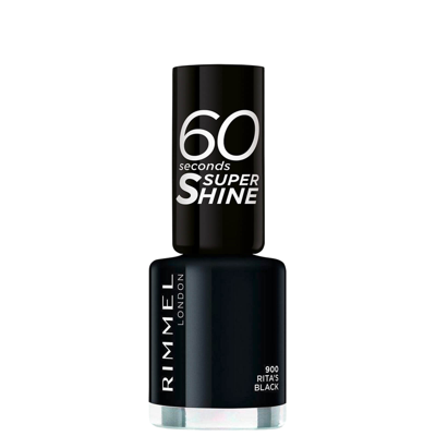 Rimmel 60 Seconds Rita Shades Of Black Nail Polish (various Shades) - Black Black 900