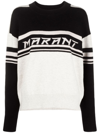 Isabel Marant Étoile Isabel Marant Etoile Black Wool-blend Sweater In 黑色