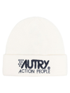 AUTRY LOGO-EMBROIDERED KNITTED BEANIE