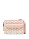 Bally Daniel Pennant-print Crossbody Bag In Pink