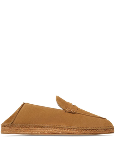 Bally Round-toe Slip-on Espadrilles In Brown