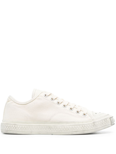 Acne Studios Ballow Tag Distressed-effect Trainers In White