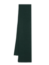 Boglioli Ribbed-knit Cashmere Scarf In Green