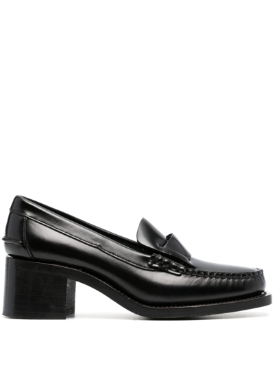 Hereu Sineu 50mm Leather Loafers In Black