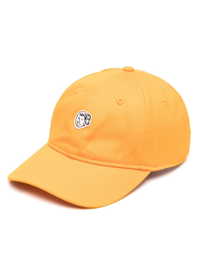 Billionaire Boys Club Logo-patch Cotton Baseball Cap In Orange