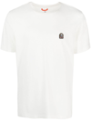 Parajumpers Logo-patch Cotton T-shirt In White