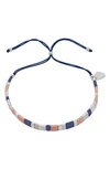 Estella Bartlett Tila Bead Bracelet In Silver