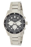 Bulova 3-hand Quartz Stainless Steel Bracelet Watch, 44mm In White