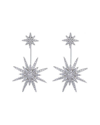 Eye Candy La Northstar Cz Crystal Drop Earrings