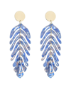 Eye Candy La Linda Leaf Earrings