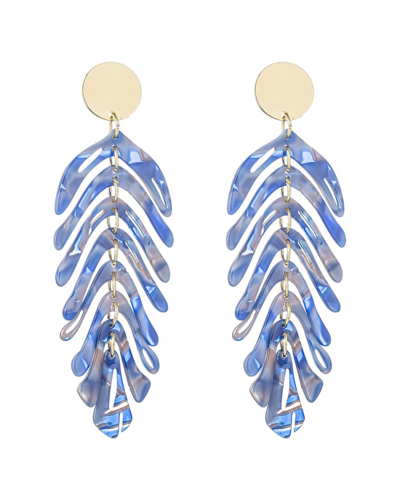 Eye Candy La Linda Leaf Earrings