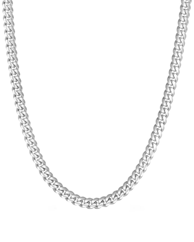 Italian Silver Miami Cuban Link Necklace