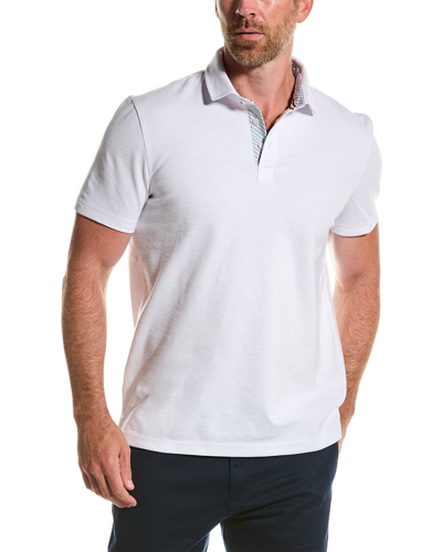 Ted Baker Monlaco Regular Fit Polo Shirt In White