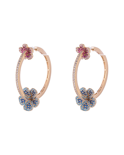 Eye Candy La Stella Rose Cz Crystal Drop Earring