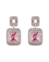 Eye Candy La Cz Rose Dangle Earrings