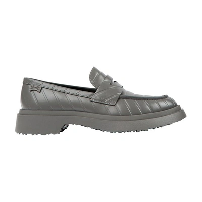 Camper Twins Mismatched Loafers In Medium_gray