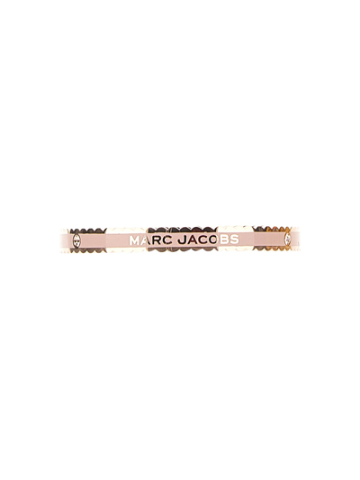 Marc Jacobs Logo Bracelet In Beige