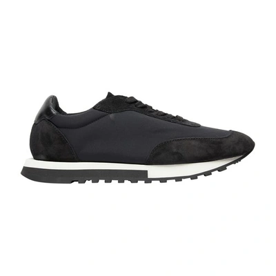 The Row Owen Low-top Sneakers In Black_black