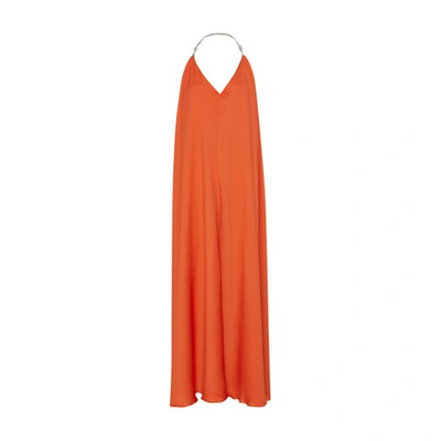 Anna October Bellini Maxi Dress In Orange