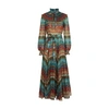 La Doublej Nefertiti Midi Dress In Giza_turquoise