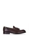 FRATELLI ROSSETTI LEATHER LOAFERS WITH TASSELS