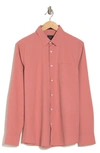 14th & Union Long Sleeve Performance Shirt In Pink Rosebush