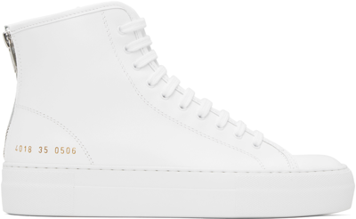 Common Projects White Tournament Super High Trainers In 0506 White